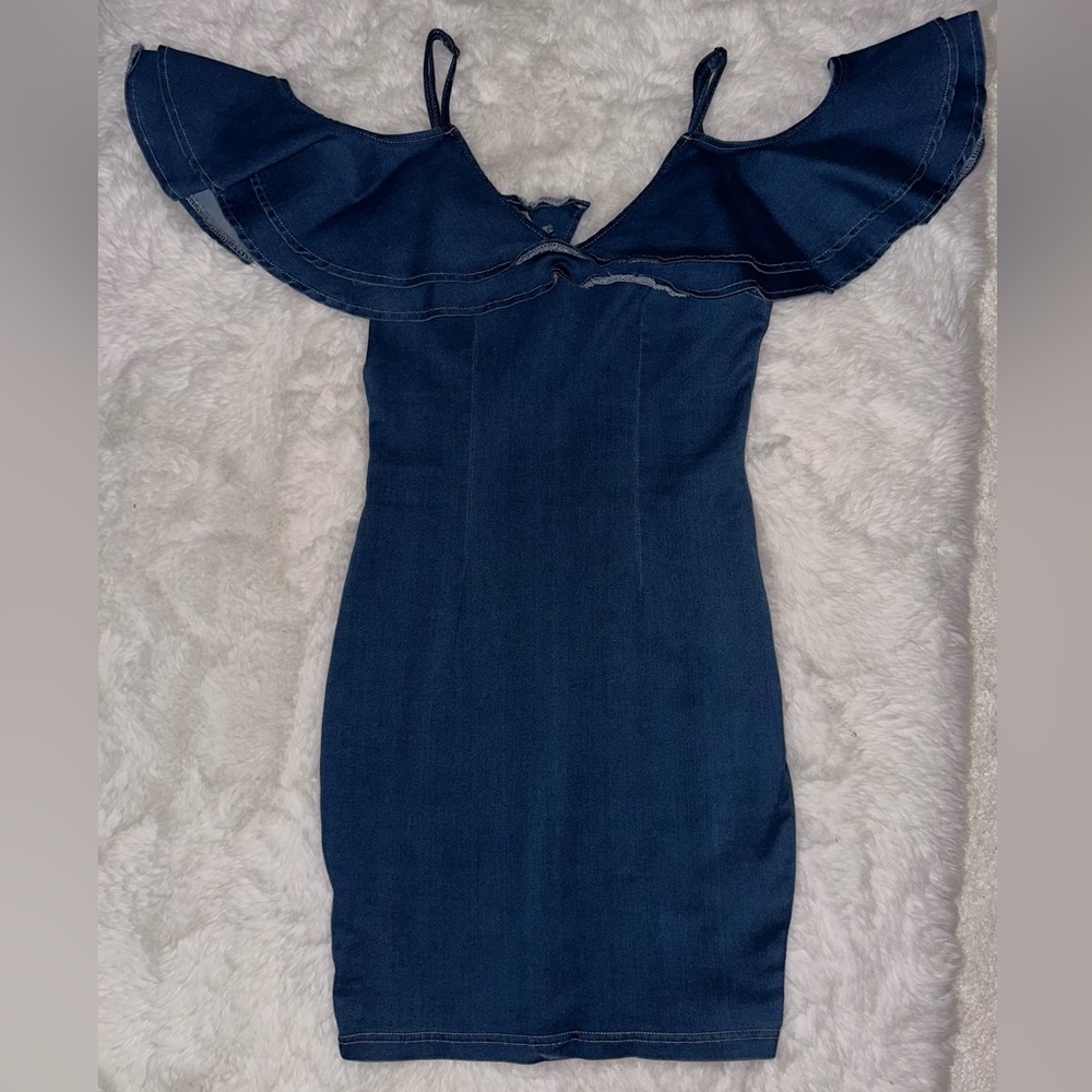 DENIM DRESS SIZE SMALL